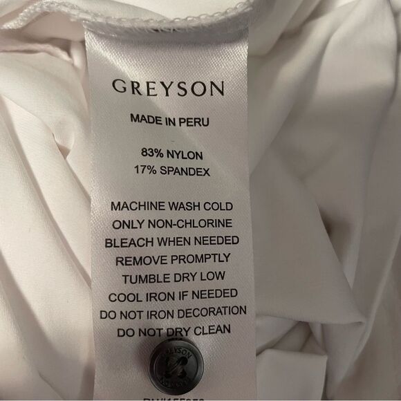 Greyson Scarlett Polo in Arctic White Size Large NWT - Picture 6 of 6